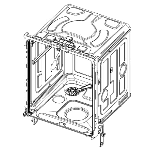 Samsung Part# DD97-00655A Tub Assembly - Genuine OEM