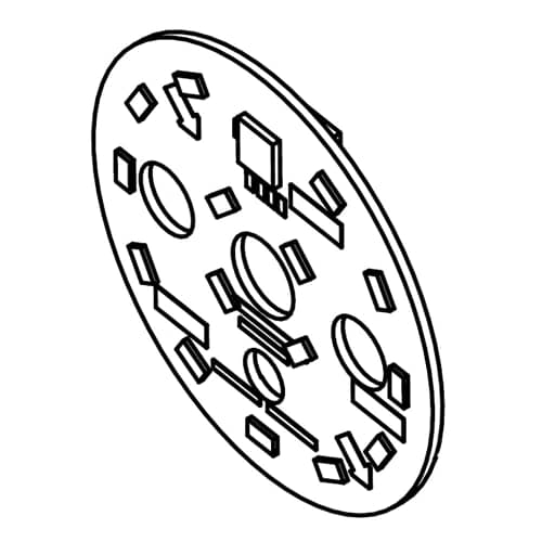 Samsung Part# DE92-04041B Knob Light Module Assembly - Genuine OEM