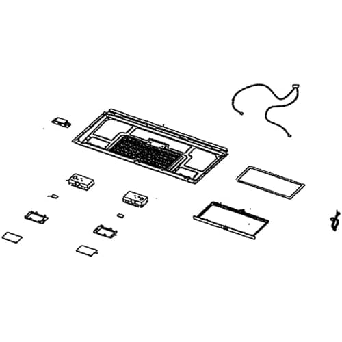 Samsung Part# DE94-02905G Bottom Base Assembly - Genuine OEM