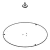 Samsung Part# DE94-03615A Stirrer Cover Assembly - Genuine OEM