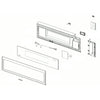 Samsung Part# DE94-05063C Door Assembly - Genuine OEM