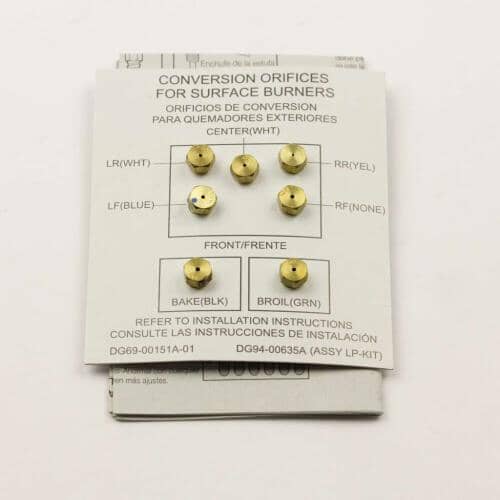 Samsung Range - Oven/Stove Liquid Propane Conversion Kit NX58K3310SB/AA