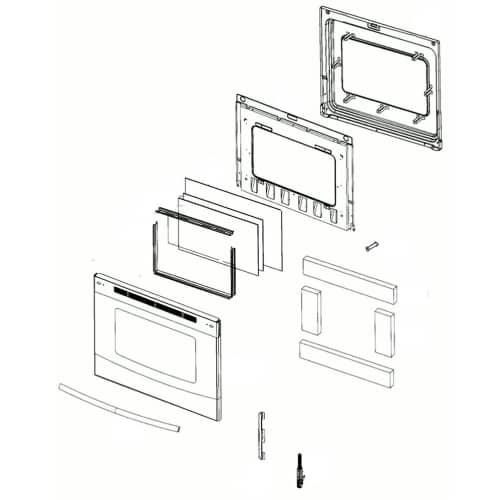 Samsung Assembly Door - DG94-00706B