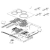 Samsung Part# DG94-01345A Cooktop Assembly - Genuine OEM