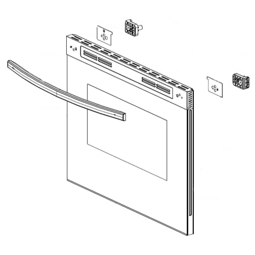 Samsung Part# DG94-03603A Door Assembly - Genuine OEM