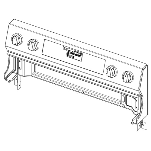 Samsung Range Control Panel (Control Box Module) Assembly - DG94-03952H