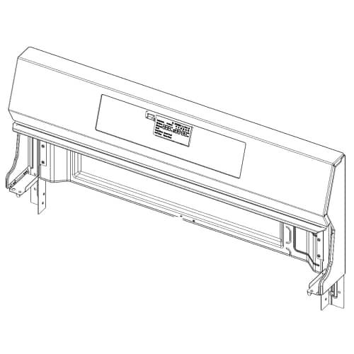 Samsung Range Control Panel Assembly (Control Box) - DG94-03952V