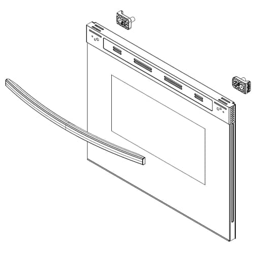 Samsung Part# DG94-04083A Door Assembly - Genuine OEM