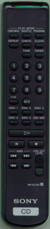 Sony Rm-Dc335 Remote Control - 1-418-204-11