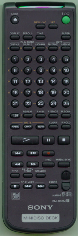 Sony Remote Control - 1-418-369-11