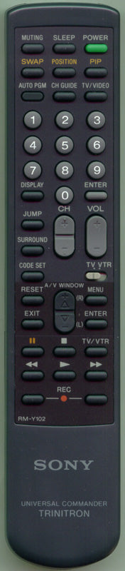 Sony Rm-Y102, Remote Control - 1-465-773-21