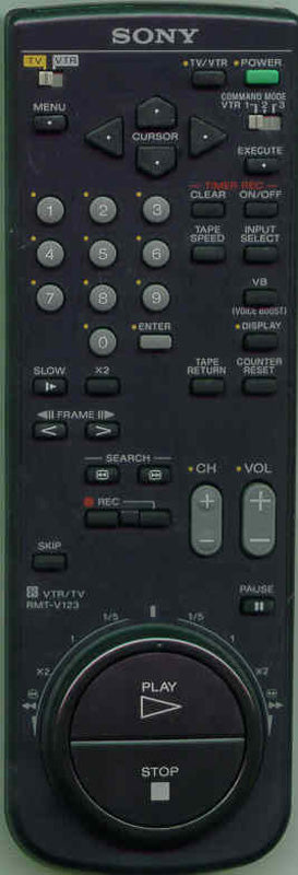 Sony Rmt-V123 Remote Control - 1-466-874-11
