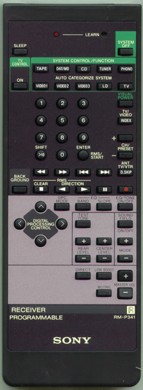 Sony Rm-P341, Remote Control - 1-467-638-11