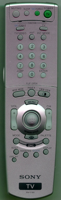 Sony Rm-Y188 Remote - 1-468-681-11