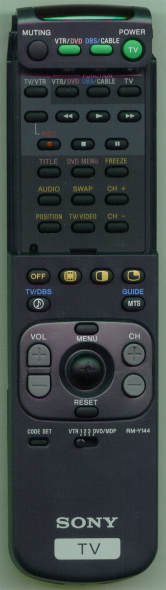 Sony Rmy-144 Remote Control - 1-475-306-13