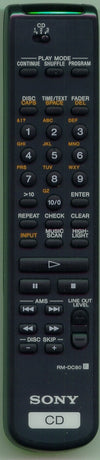 Sony Remote Control - RMDC80