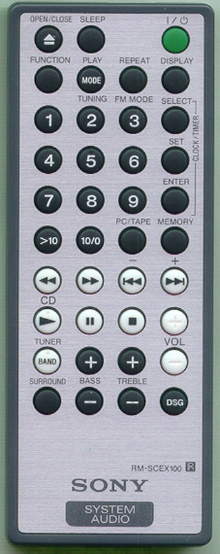 Sony Commander, Card (Rm-Scex1 - 1-476-787-12