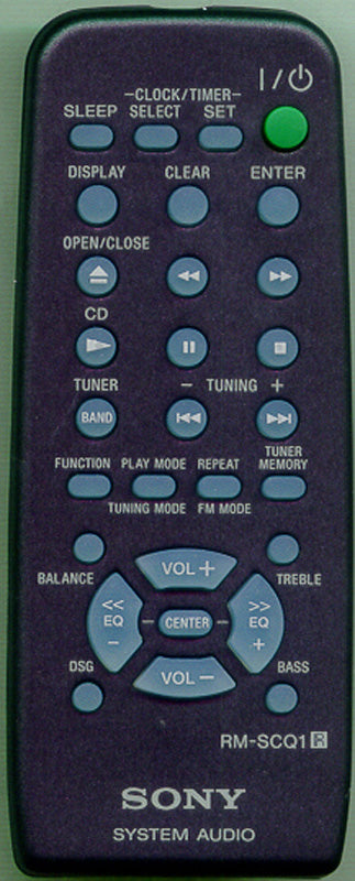 Sony Remote, Rmscq1 Black - 1-477-884-21