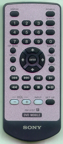 Sony Remote Control (Rm-X137) - 1-478-692-11