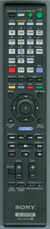 Sony Remote Control (Rm-Aau154) . - 1-490-453-11