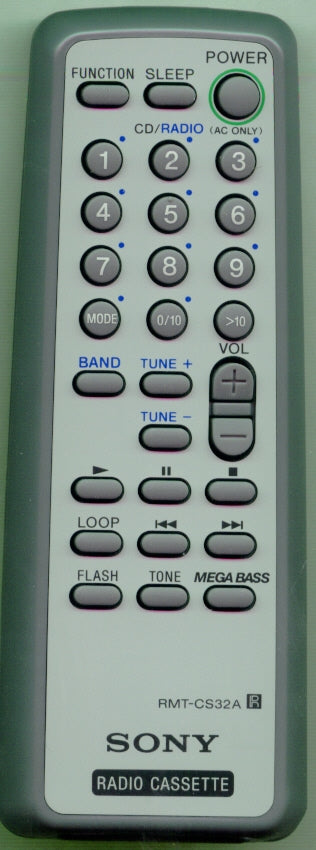 Sony Remote Control (Rmt-Cs32A - A-3258-003-A
