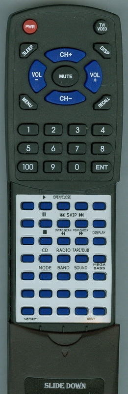 Sony Rmt-C768 Standard Command - 1-467-042-11
