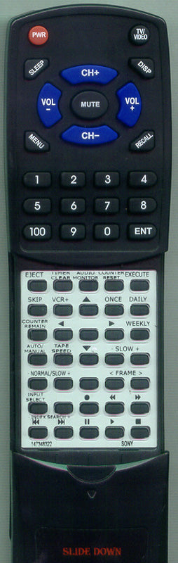 Sony Rmt-V161A Remote Control - 1-473-483-22