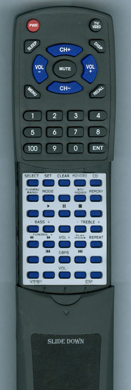 Sony Remote Control - RMSRB5