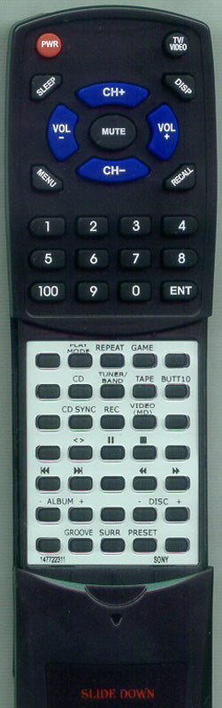 Sony Remote Control (Rm-Scs2 - 1-477-223-11