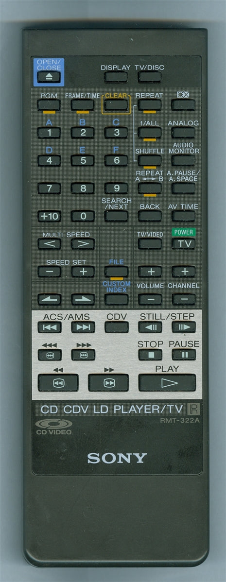 Sony Rm-7000, Remote Control - 1-463-525-21