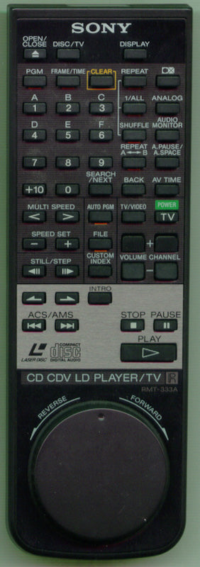 Sony Rm-T333, Remote Control - 1-465-496-21