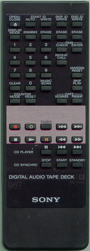 Sony Rm-D57A Remote Control - 1-465-737-11