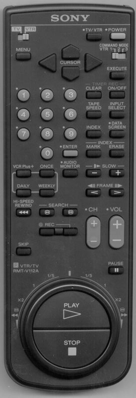 Sony Rmt-V112A Remote Control - 1-465-916-11