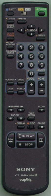 Sony Rmt-V182A Remote Control - 1-473-528-11