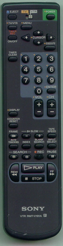 Sony Remote Control (Rmt-V191A - 1-473-717-21