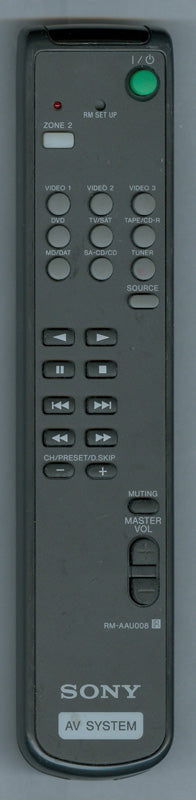 Sony Remote Control (Rm-Aau008 - 1-474-026-11