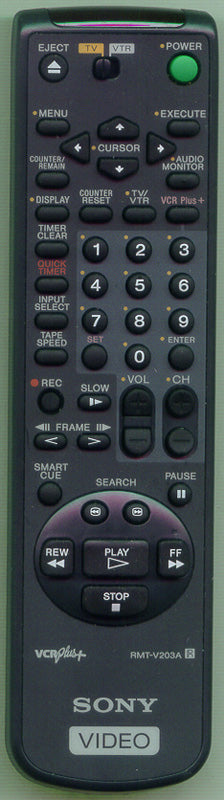 Sony Rmt-V203A Remote Control - 1-475-032-21