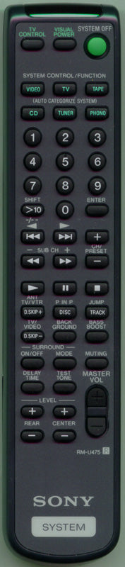 Sony Remote Control - 1-475-108-11
