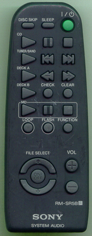 Sony Rm-Sr5B Remote Control - 1-475-572-41