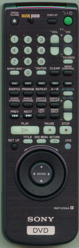 Sony Remote Control *Nla* - 1-475-686-61