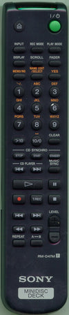 Sony Remote Control - 1-476-057-11