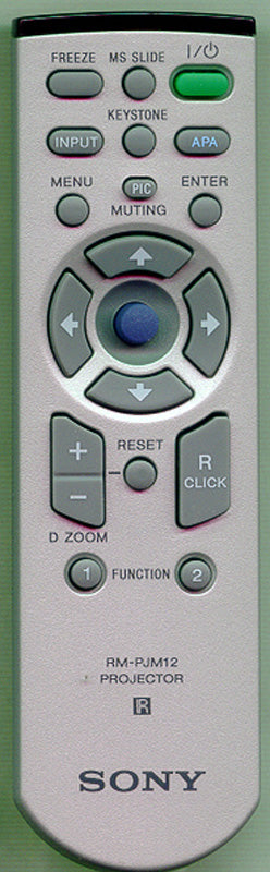 Sony Remote Commander (Rm-Pjm12) - 1-476-556-22