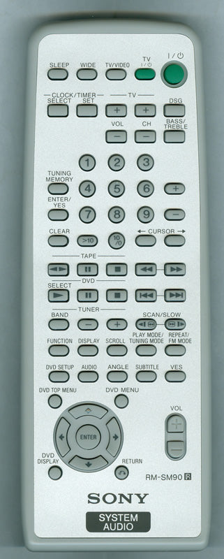 Sony Remote Control (Rm-Sm90 - 1-477-241-11