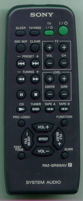 Sony Commander,Standard(Rm-Sr9 - 1-477-780-11