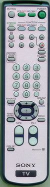 Sony Remote Control (Rm-917Y - 1-478-146-11