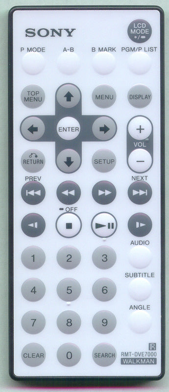 Sony Remote Control (Rmt-Dve - 1-479-792-11