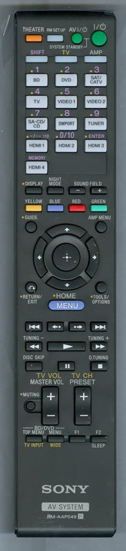 Sony Ir Remote Controller - 1-487-848-11