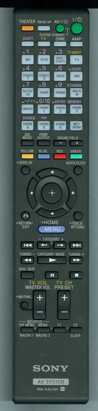 Sony Ir Remote Controller - 1-487-900-11