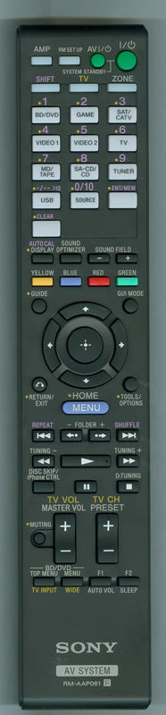 Sony Remote Control Rm-Aap061 - 1-489-374-11