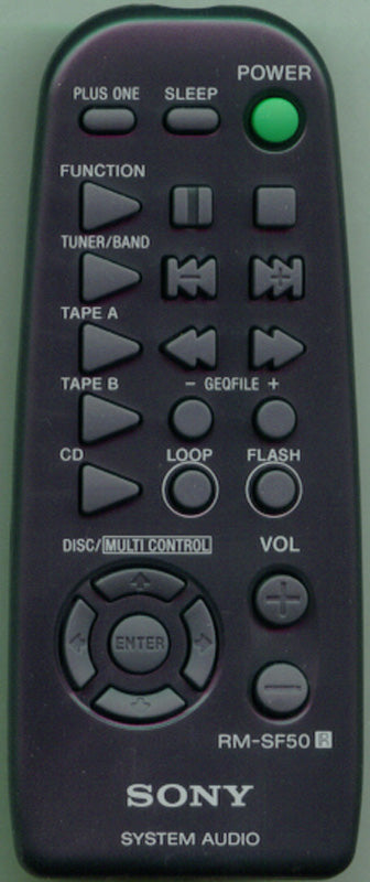 Sony Rm-Sf50//M Set Sony Rmtco - 8-917-583-90